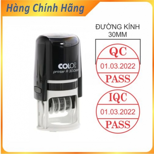 Con dấu chỉnh ngày tháng năm gắn thêm nội dung theo yêu cầu