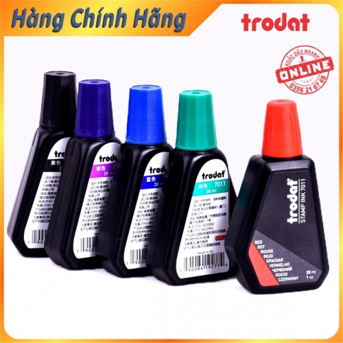 Mực Dấu chính hãng trodat cho dấu văn phòng in giấy tờ sắc nét